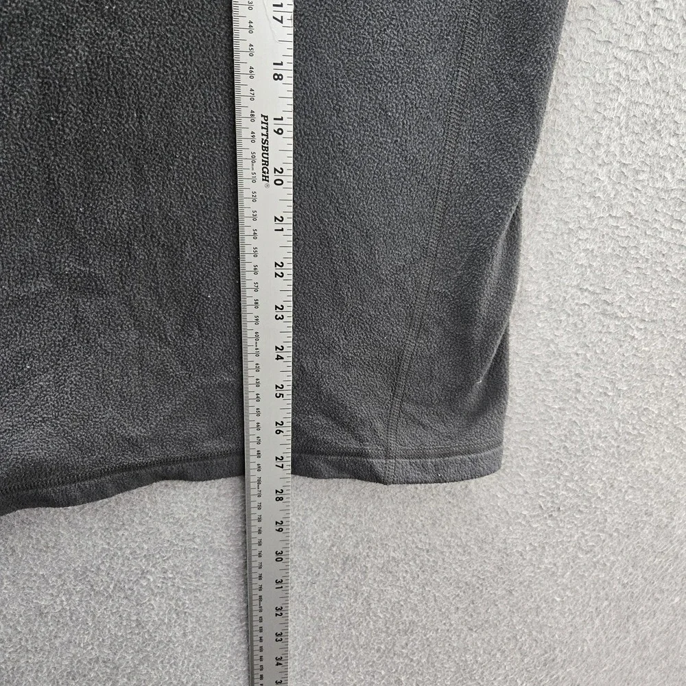 The North Face Men‎ Sweatshirt XL/TG Gray Fleece Logo Quarter Zip Activewear
